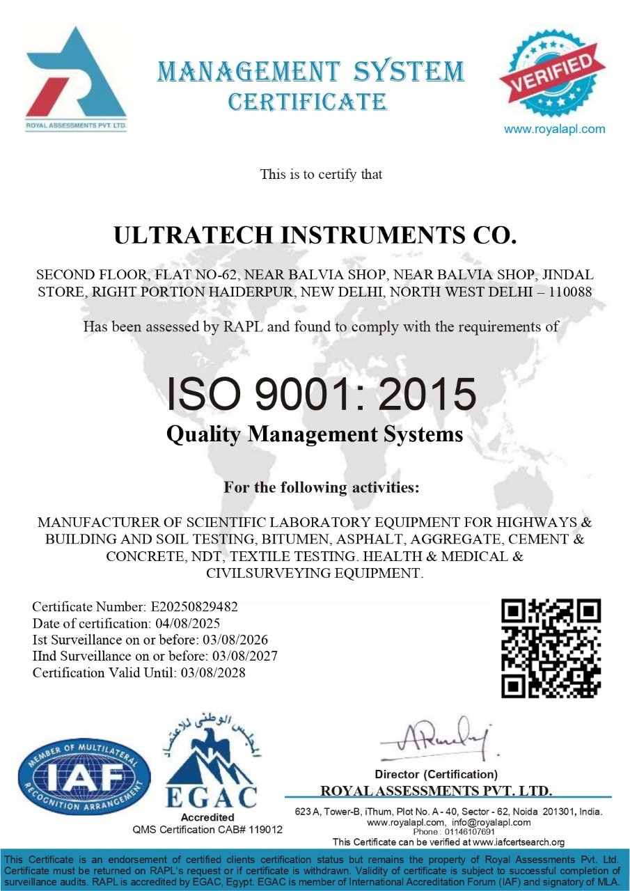 ISO Certificate